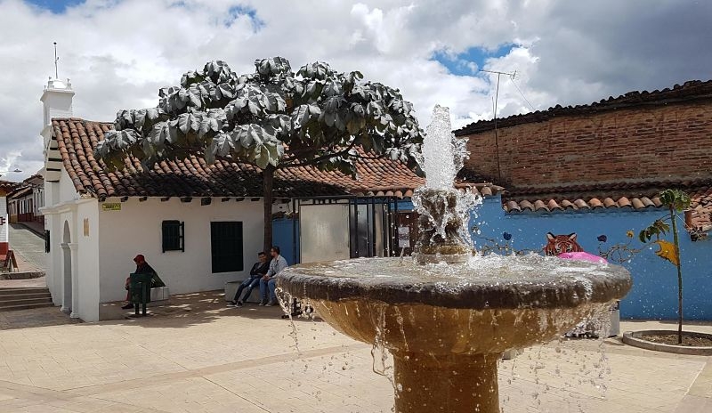 Plaza del Chorro de Quevedo en Bogotá